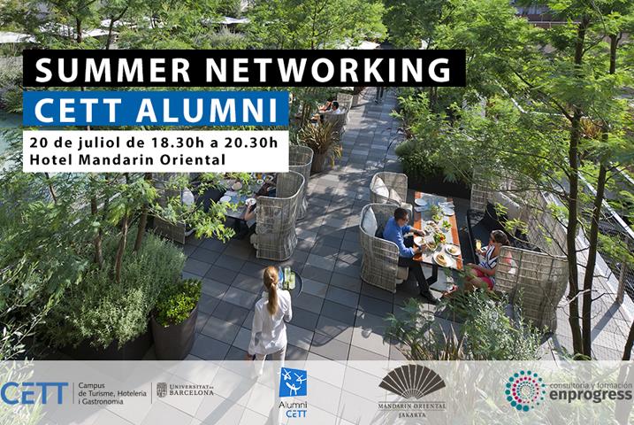 Vine al Summer Networking del CETT Alumni!
